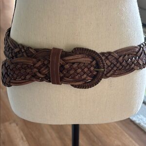 Hollister Brown Braided Belt